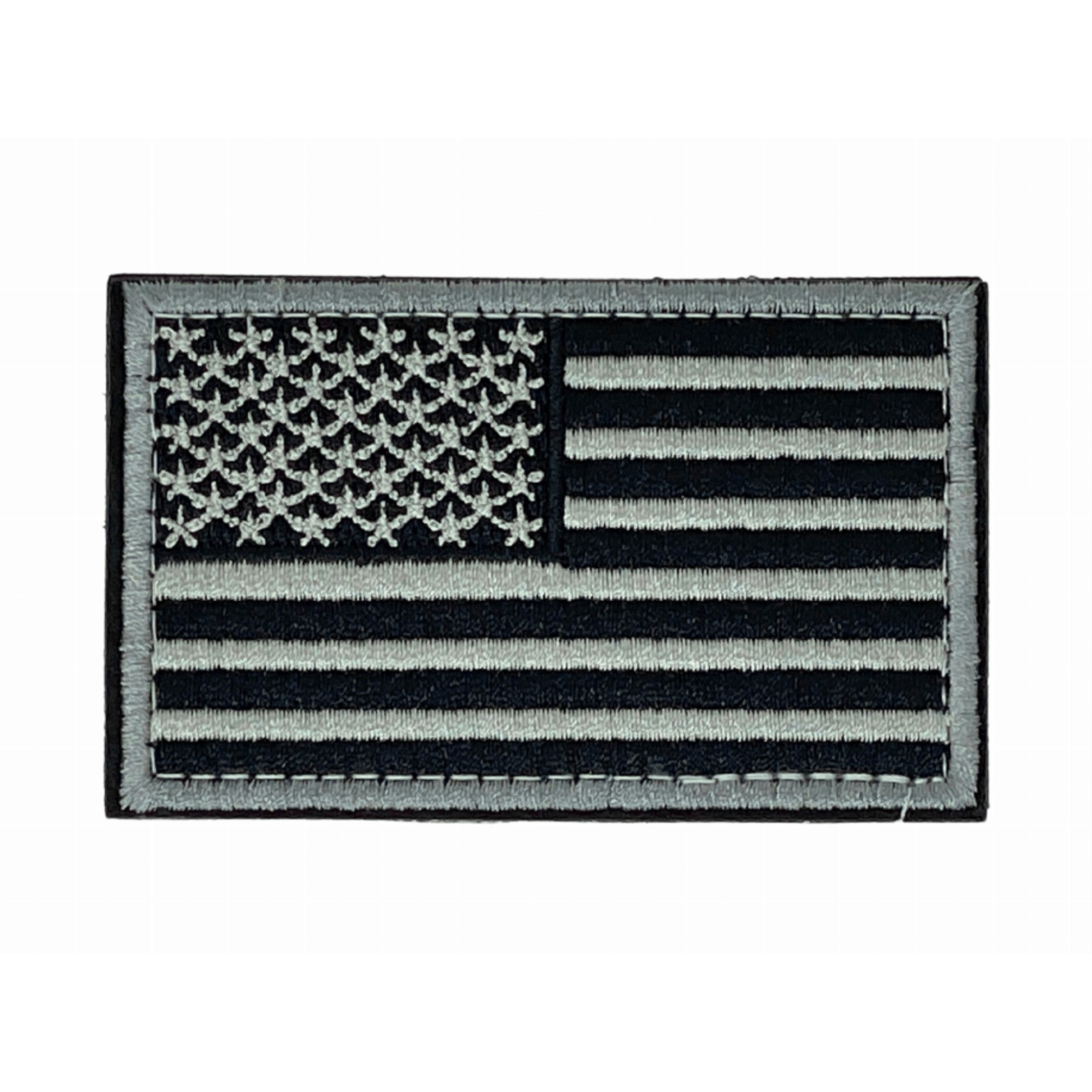 Tactical USA Flag Patch with Detachable Backing