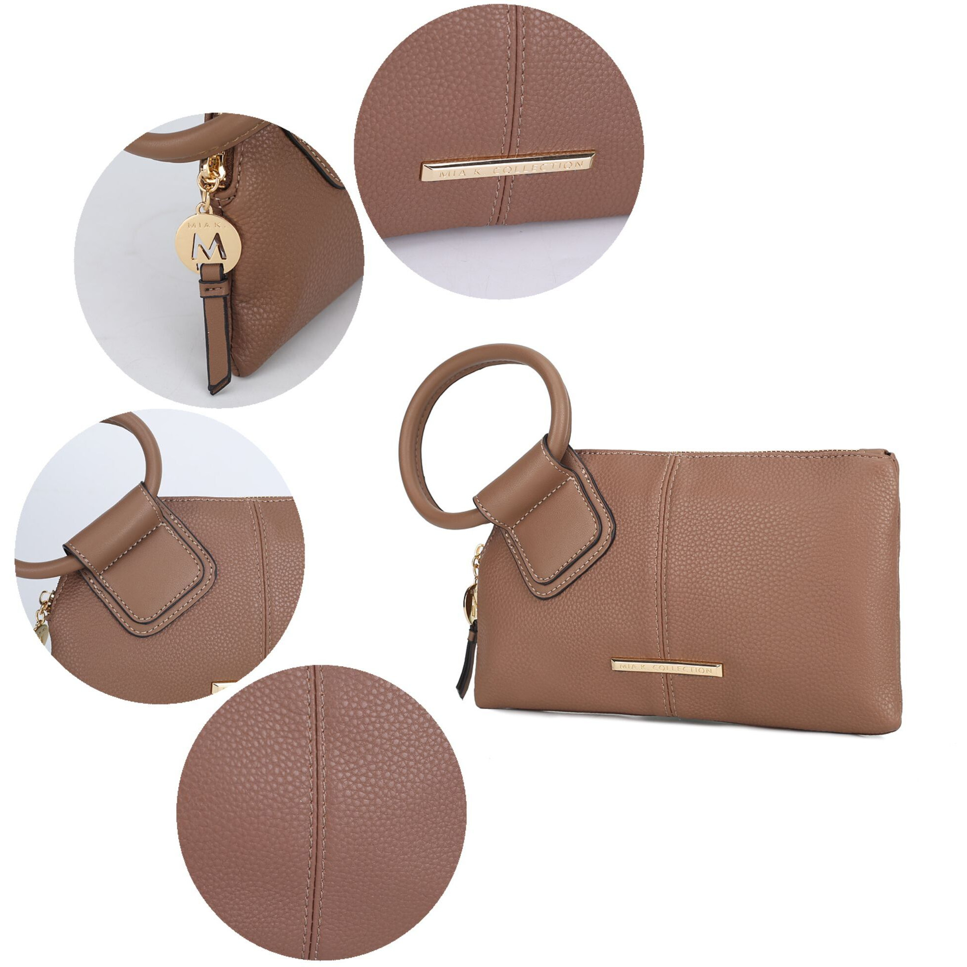 MKF collection Simone clutch-Wristlet Handbag For Women by Mia k(D0102H9TV4W)