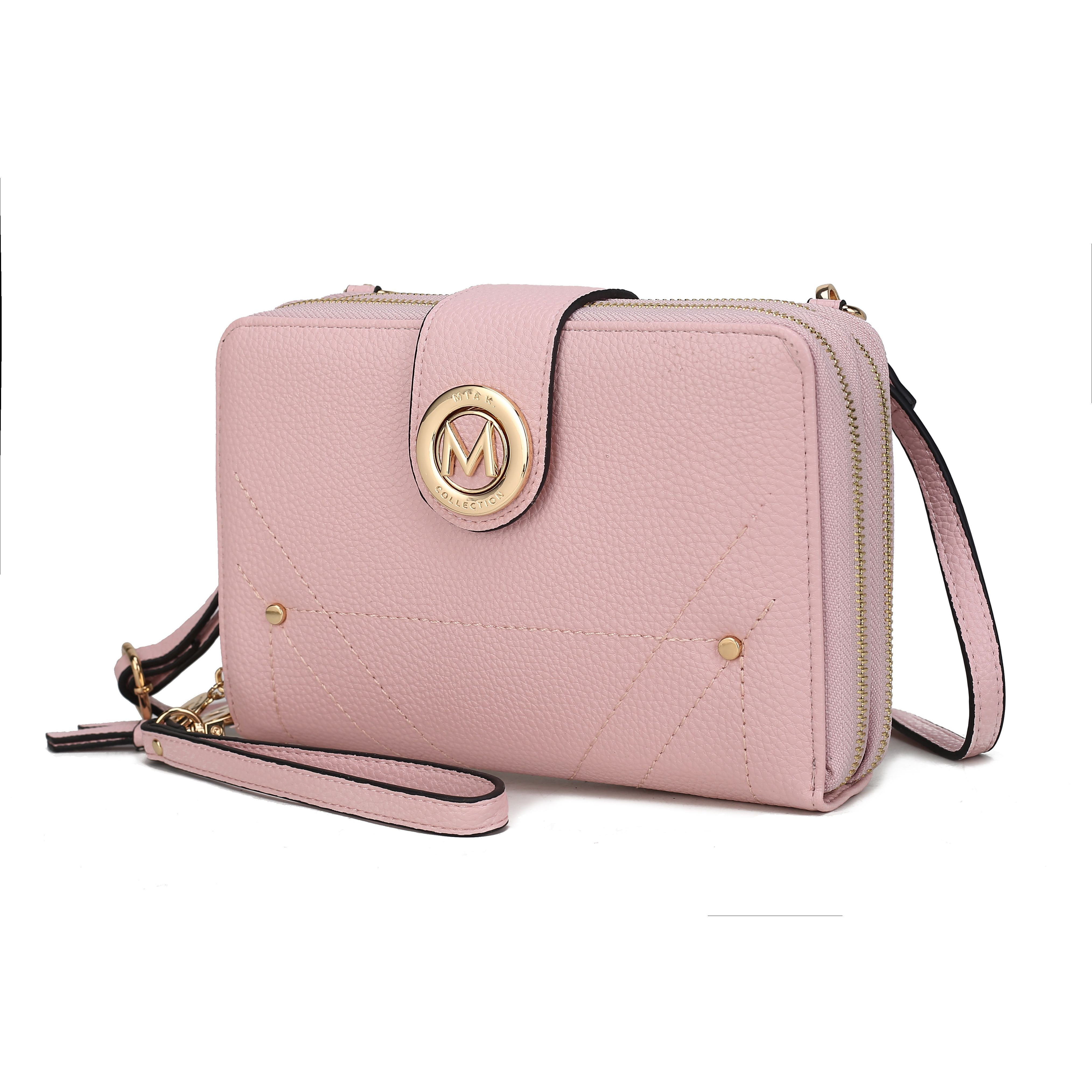 MKF collection Sage cell phone Wallet crossbody Handbag with Optional Wristlet by Mia K(D0102H9XVDU)