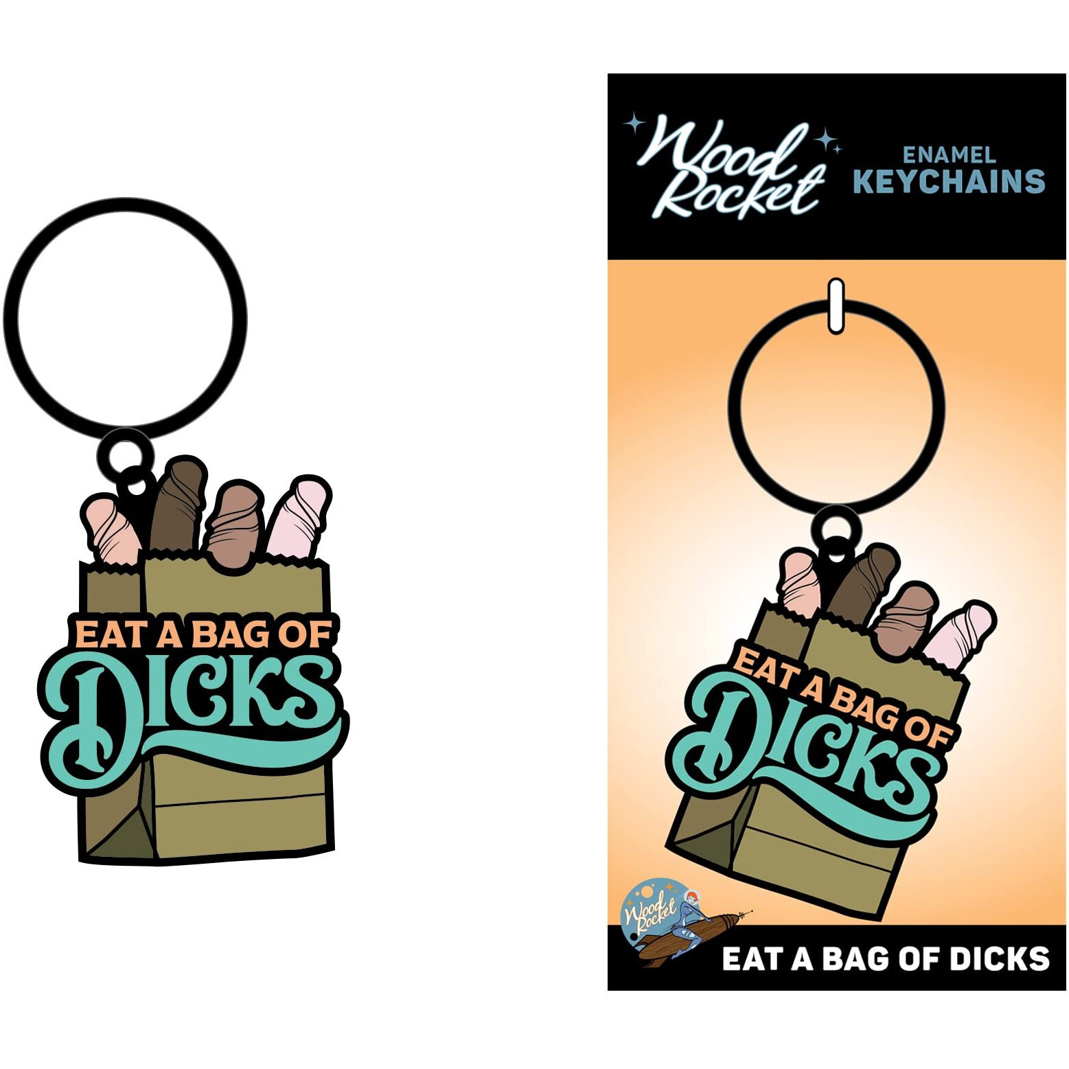 Sex Toy Keychain Eat A Bag Of Dicks