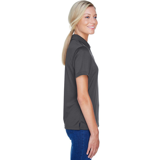 Ladies Advantage Snag Protection Plus IL Snap Placket Polo - DARK cHARcOAL - XS(D0102H76T0P)