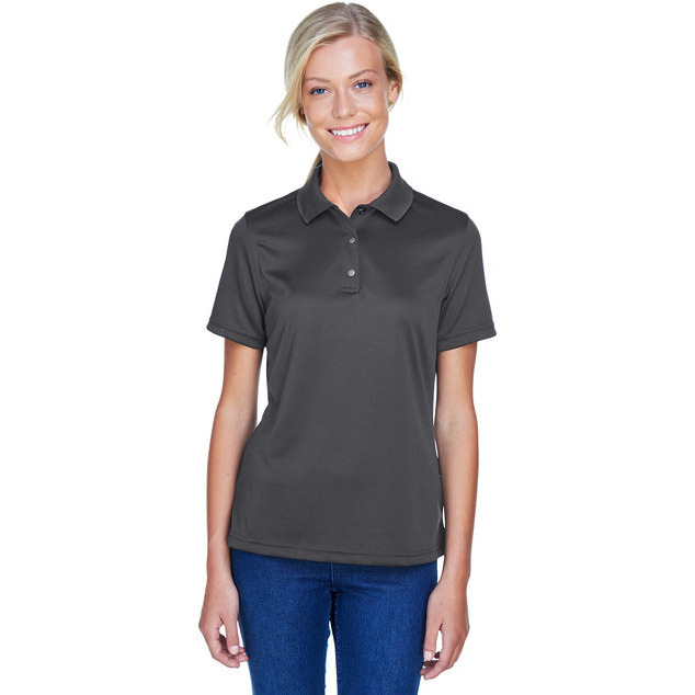 Ladies Advantage Snag Protection Plus IL Snap Placket Polo - DARK cHARcOAL - XS(D0102H76T08)