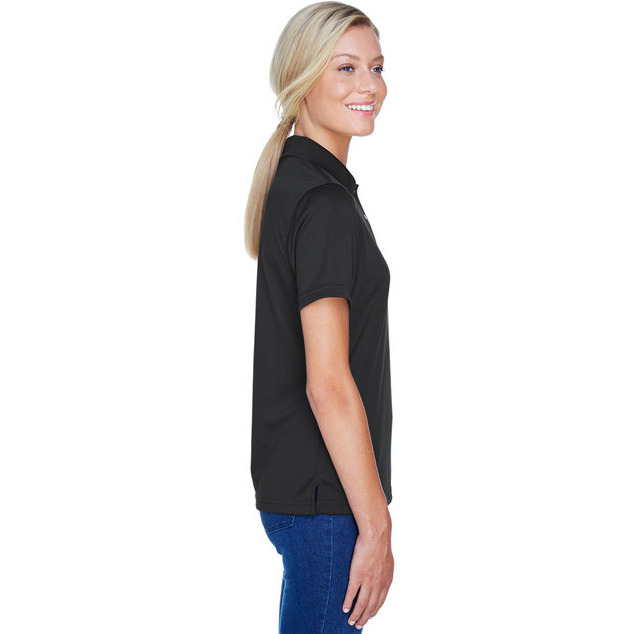 Ladies Advantage Snag Protection Plus IL Snap Placket Polo - DARK cHARcOAL - XS(D0102H76TQ8)
