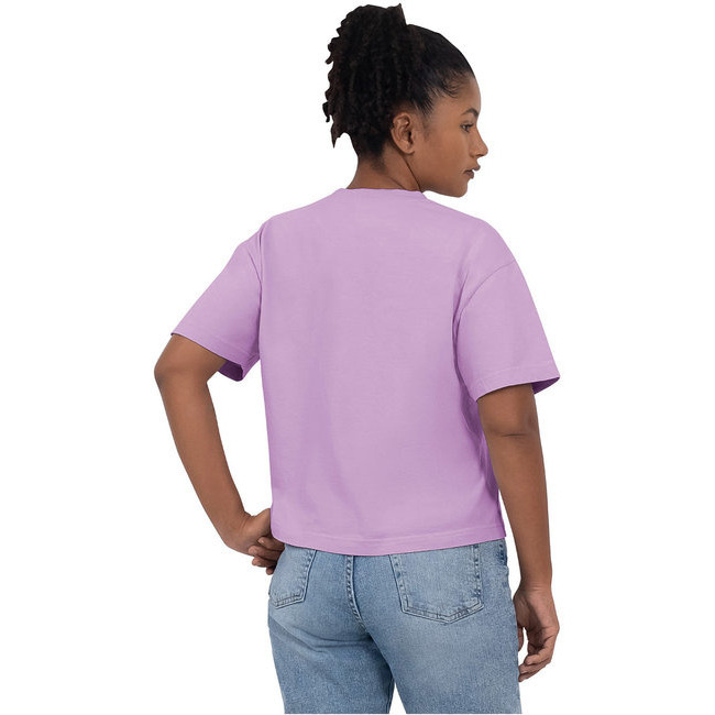 Ladies Heavyweight Middie T-Shirt - ORcHID - S(D0102H7YF2T)