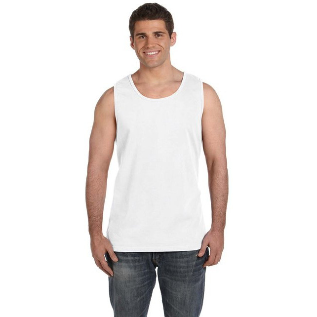 Adult Heavyweight Tank - WHITE - S(D0102H78RQJ)