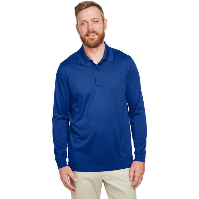 Mens Tall Advantage Long Sleeve Snag Protection Plus IL Polo - BLAcK - LT(D0102H78HRX)