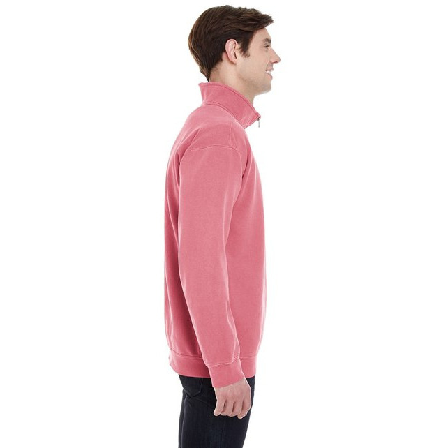 Adult Quarter-Zip Sweatshirt - TRUE NAVY - S(D0102H78SU6)
