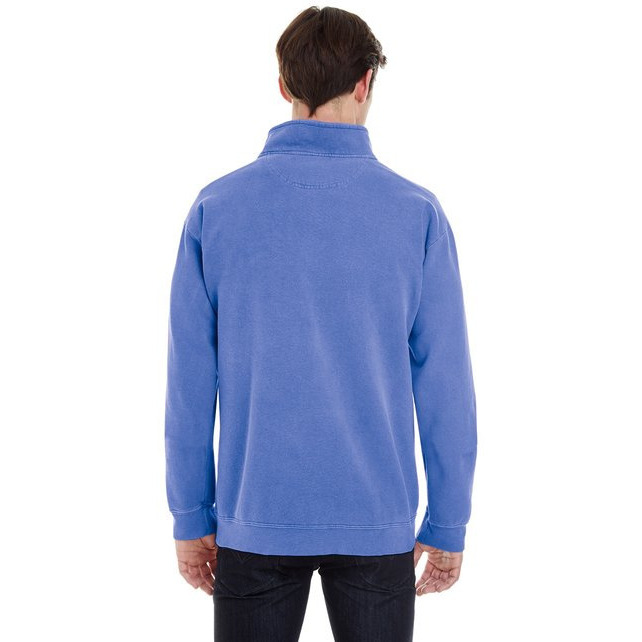 Adult Quarter-Zip Sweatshirt - TRUE NAVY - S(D0102H78S3X)