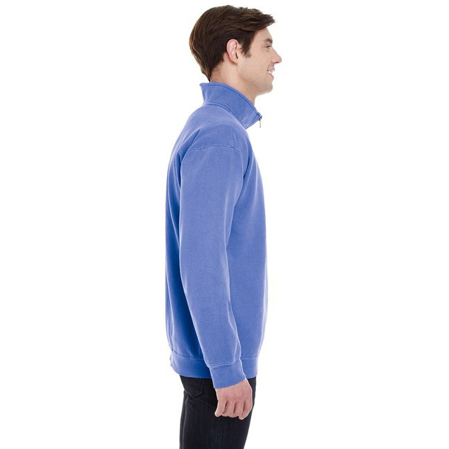 Adult Quarter-Zip Sweatshirt - TRUE NAVY - S(D0102H78S3X)