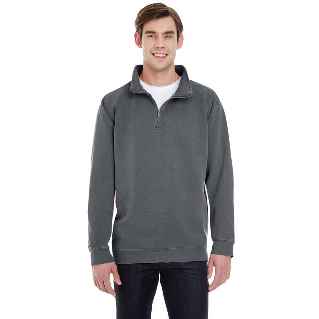 Adult Quarter-Zip Sweatshirt - TRUE NAVY - S(D0102H78SNJ)