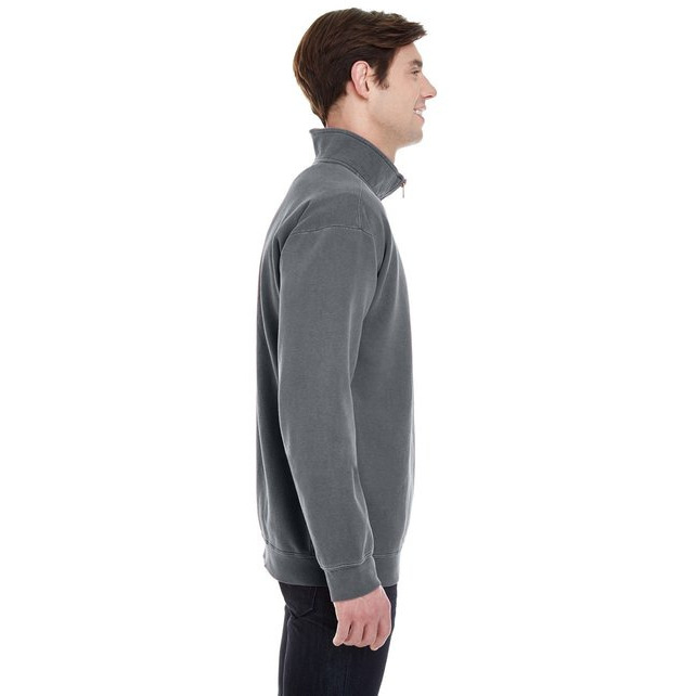 Adult Quarter-Zip Sweatshirt - TRUE NAVY - S(D0102H78SNJ)