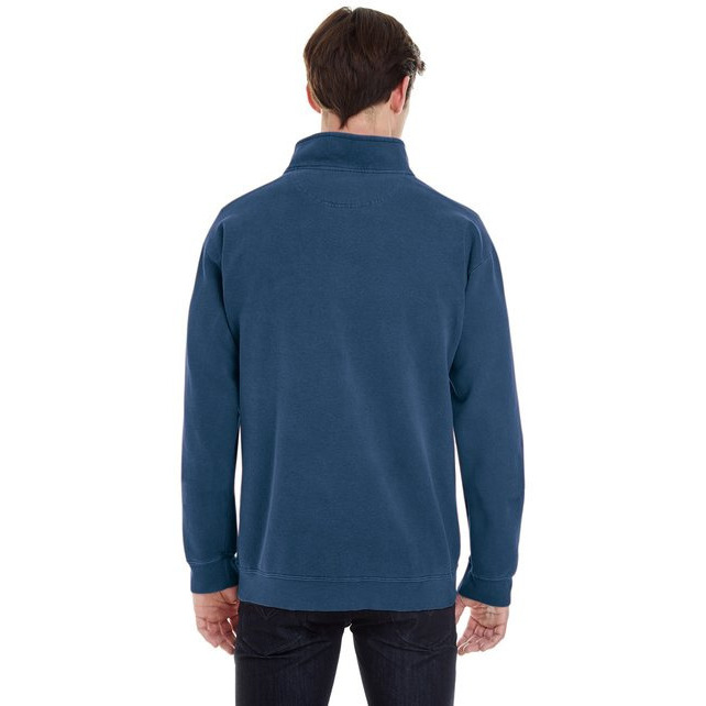 Adult Quarter-Zip Sweatshirt - TRUE NAVY - S(D0102H78S4X)