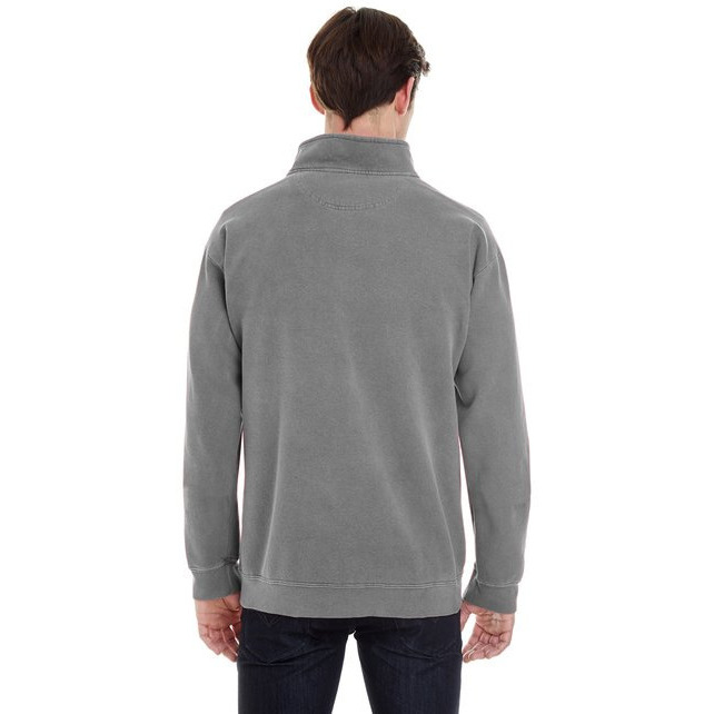 Adult Quarter-Zip Sweatshirt - TRUE NAVY - S(D0102H789X6)