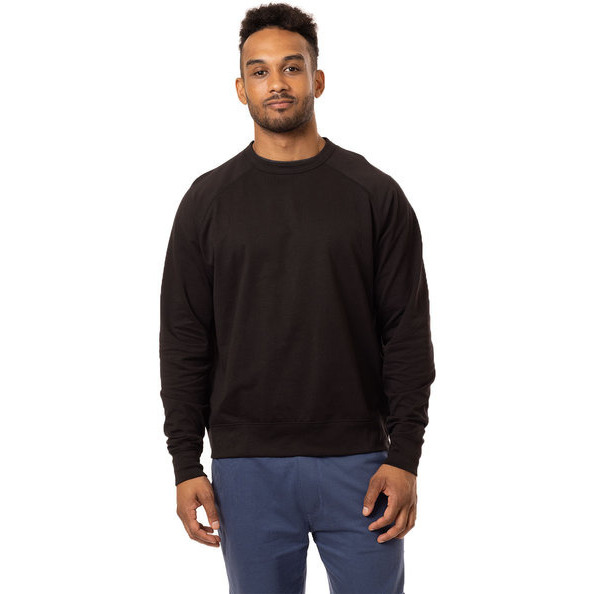 Unisex Motion crewneck Sweatshirt - BLAcK - S(D0102H7ZQLT)