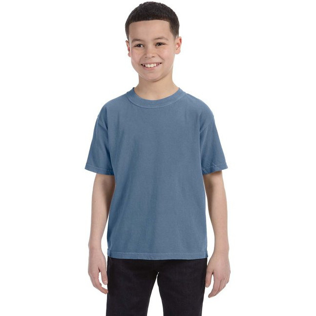 Youth Midweight T-Shirt - LAgOON BLUE - XXS(D0102H78SQ8)
