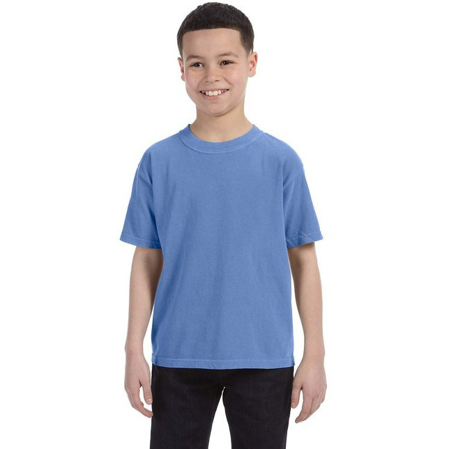 Youth Midweight T-Shirt - LAgOON BLUE - XXS(D0102H78SV8)