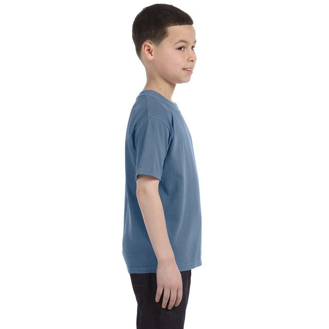 Youth Midweight T-Shirt - LAgOON BLUE - XXS(D0102H78S0J)