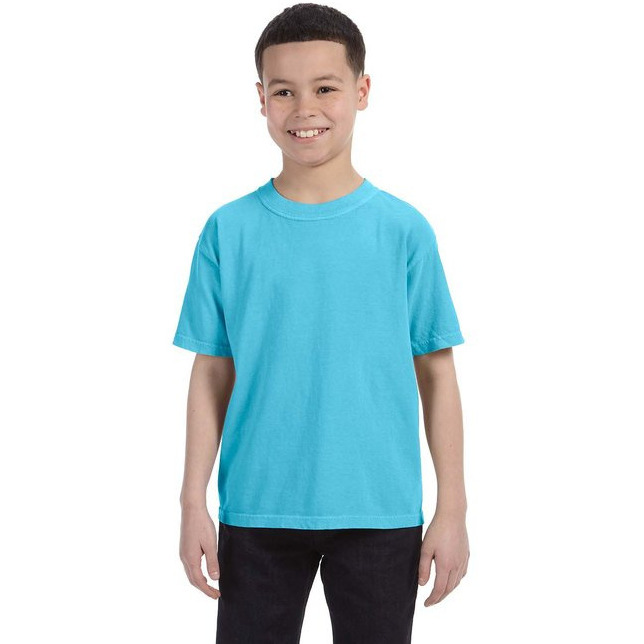 Youth Midweight T-Shirt - LAgOON BLUE - XXS(D0102H78SDP)