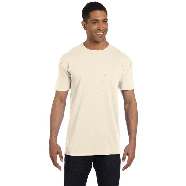 Adult Heavyweight RS Pocket T-Shirt - WHITE - S(D0102H78578)