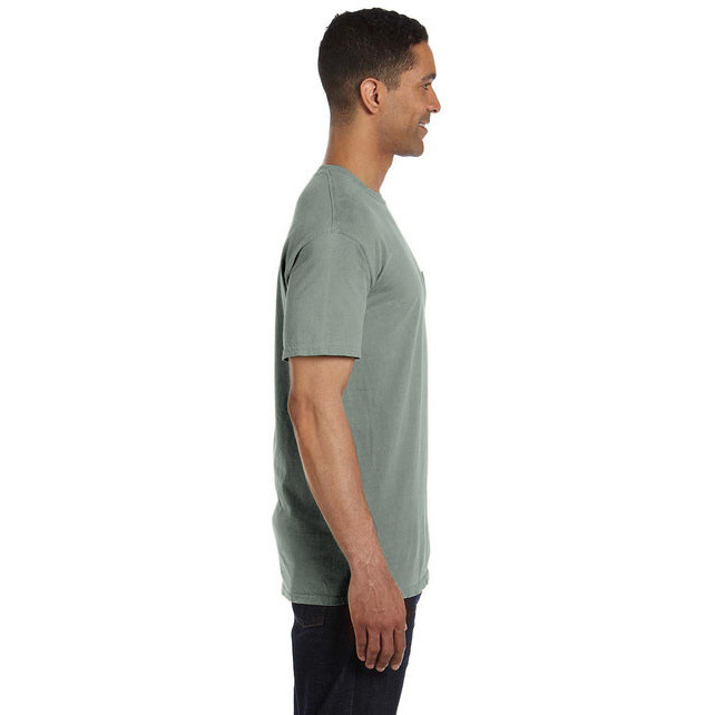Adult Heavyweight RS Pocket T-Shirt - WHITE - S(D0102H787JX)