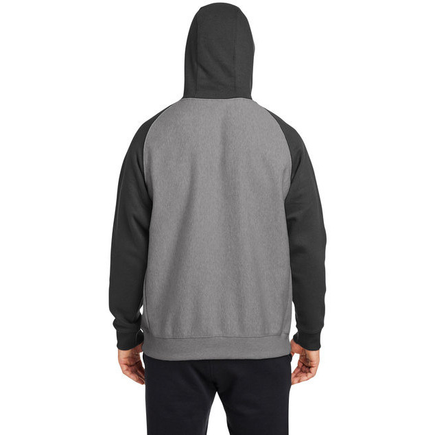 Unisex Zone HydroSportHeavyweight colorblock Hooded Sweatshirt - ATH HT SP DK NV - XS(D0102H78S9J)
