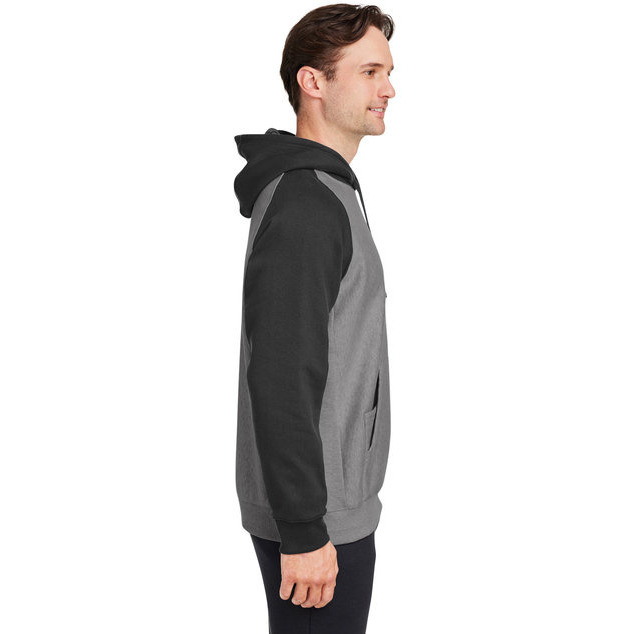 Unisex Zone HydroSportHeavyweight colorblock Hooded Sweatshirt - ATH HT SP DK NV - XS(D0102H78S9J)
