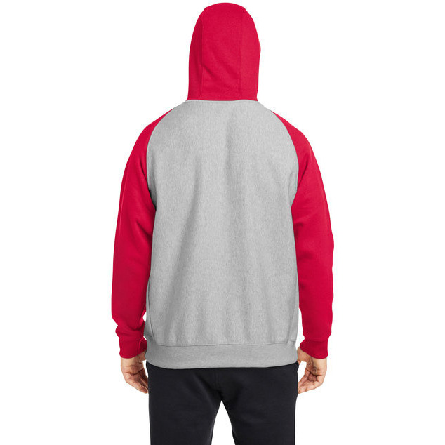 Unisex Zone HydroSportHeavyweight colorblock Hooded Sweatshirt - ATH HT SP DK NV - XS(D0102H78S9P)