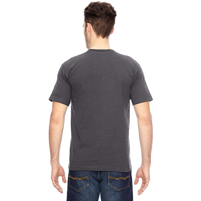 Adult 61 oz 100% cotton Pocket T-Shirt - ASH - S(D0102H7DU78)