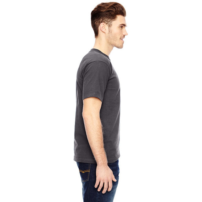 Adult 61 oz 100% cotton Pocket T-Shirt - ASH - S(D0102H7DU78)