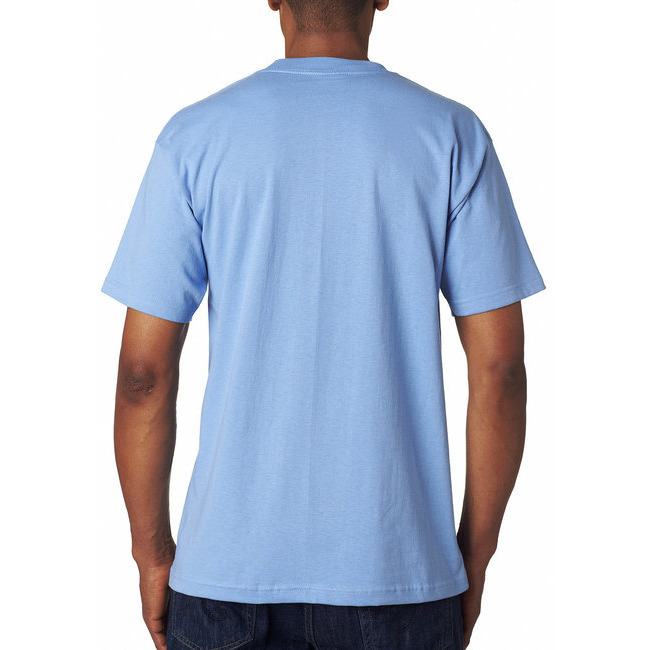 Adult 61 oz 100% cotton Pocket T-Shirt - ASH - S(D0102H7DU5X)