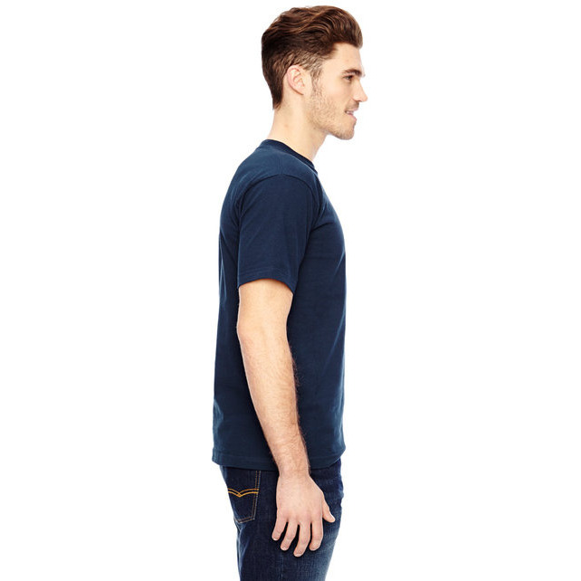 Adult 61 oz 100% cotton Pocket T-Shirt - ASH - S(D0102H7DUA6)