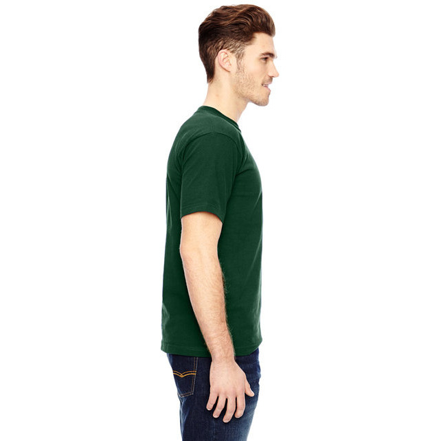 Adult 61 oz 100% cotton Pocket T-Shirt - ASH - S(D0102H7DTU6)