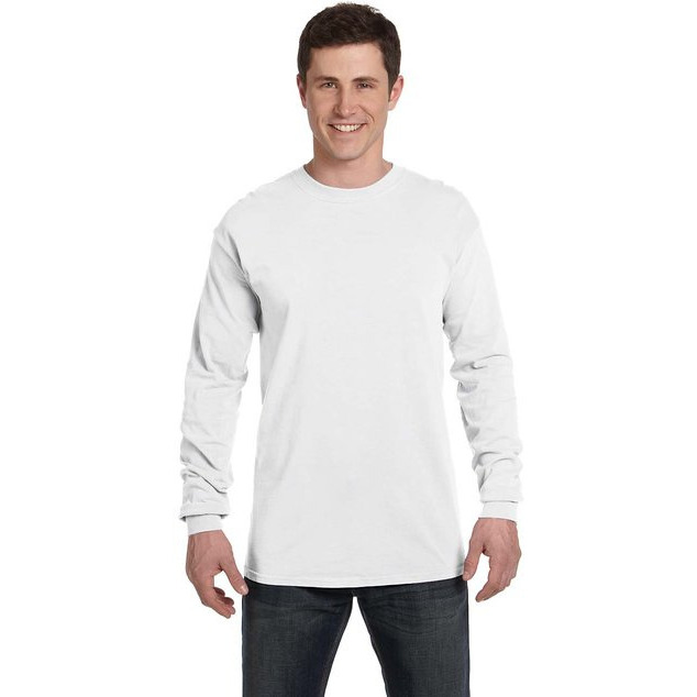 Adult Heavyweight RS Long-Sleeve T-Shirt - WHITE - S(D0102H78AH8)