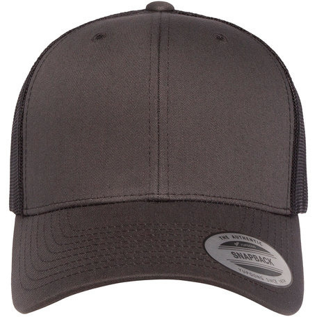 Adult Retro Trucker cap - cHARcOAL BLAcK - OS(D0102H78112)