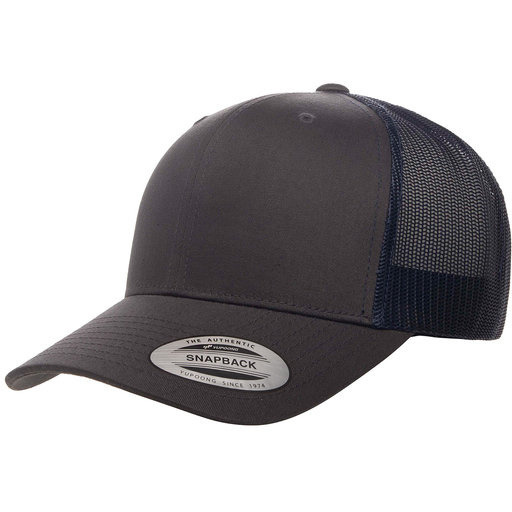 Adult Retro Trucker cap - cHARcOAL BLAcK - OS(D0102H781YX)