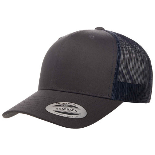 Adult Retro Trucker cap - cHARcOAL BLAcK - OS(D0102H781YX)