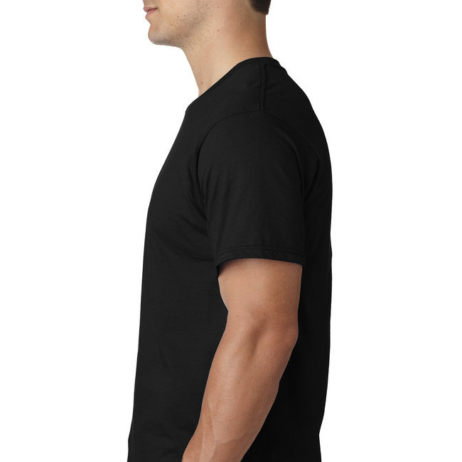 Adult Ring-Spun Jersey Tee - BLAcK - S(D0102H7M55T)
