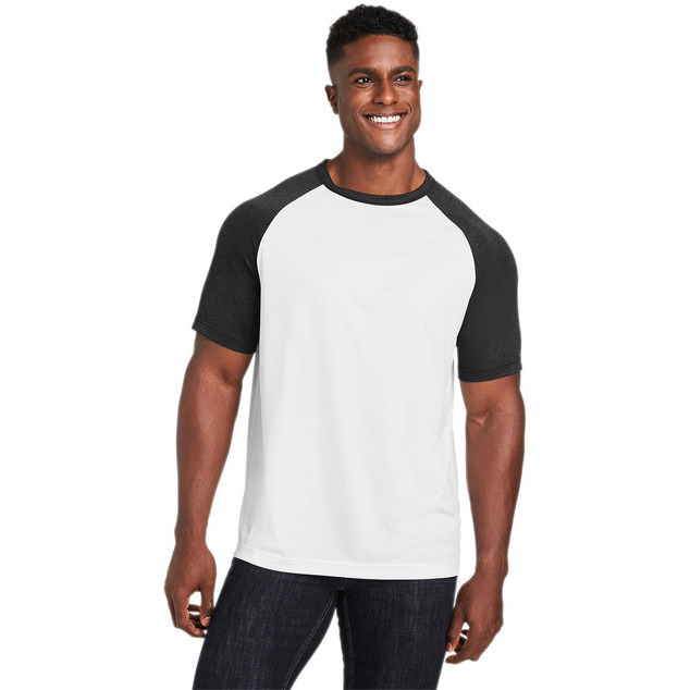 Unisex Zone colorblock Raglan T-Shirt - ATH HT SP DK NV - XS(D0102H7ZZ0J)
