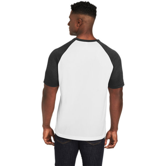 Unisex Zone colorblock Raglan T-Shirt - ATH HT SP DK NV - XS(D0102H7ZZ0J)
