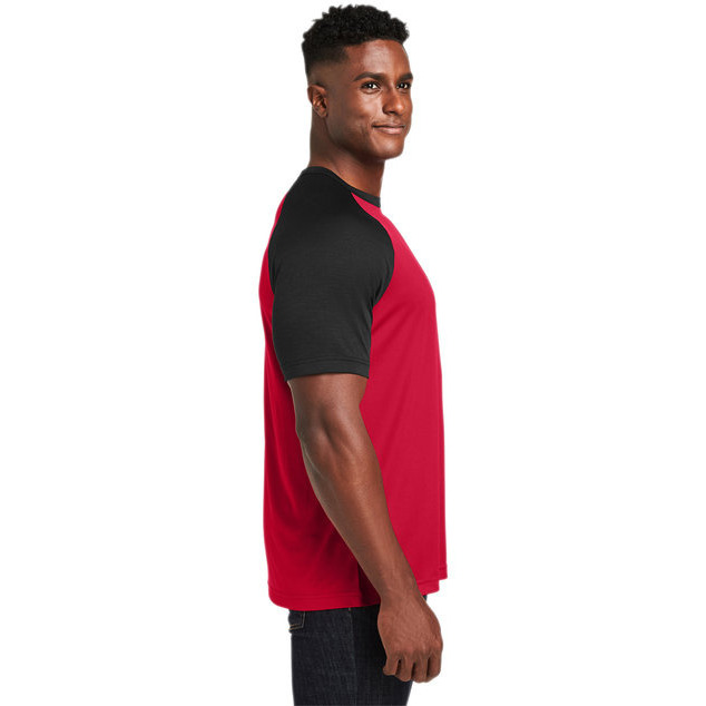 Unisex Zone colorblock Raglan T-Shirt - ATH HT SP DK NV - XS(D0102H7ZZ58)