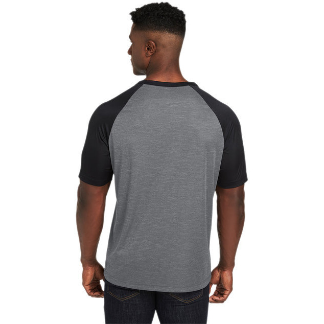 Unisex Zone colorblock Raglan T-Shirt - ATH HT SP DK NV - XS(D0102H7ZZ98)