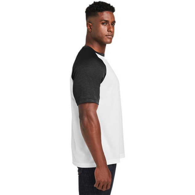 Unisex Zone colorblock Raglan T-Shirt - ATH HT SP DK NV - XS(D0102H7ZZIT)