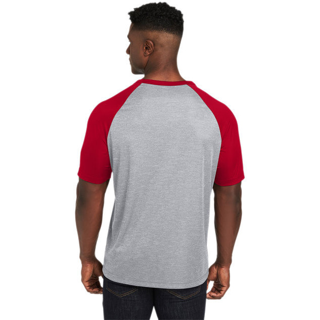 Unisex Zone colorblock Raglan T-Shirt - ATH HT SP DK NV - XS(D0102H7ZZE8)