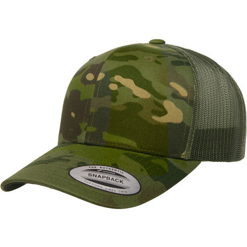 YP classics Retro Trucker Multicam Snapback - MULTIcAM - OS(D0102H781LT)