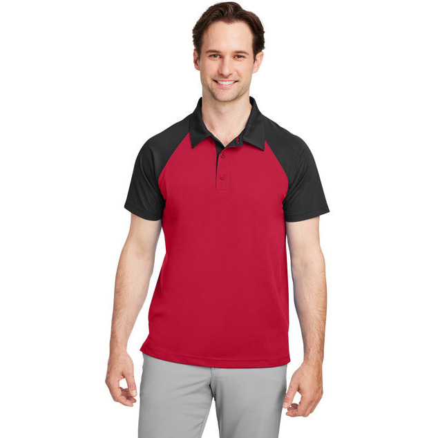 Mens command Snag-Protection colorblock Polo - SP DK NV SP gRP - XS(D0102H78ENX)