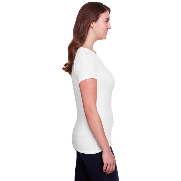 Ladies Triblend Short-Sleeve T-Shirt - cREAM TRIBLEND - 2XL(D0102H7N5R6)