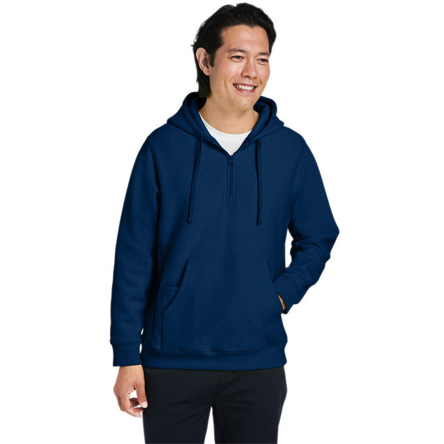 Unisex Zone HydroSportHeavyweight Quarter-Zip Hooded Sweatshirt - SAFETY YELLOW - XS(D0102H7ZU56)