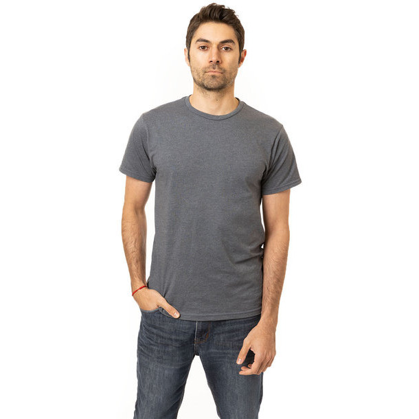 Unisex committed cVc T-Shirt - cHARcOAL HEATHER - S(D0102H7Z2P6)