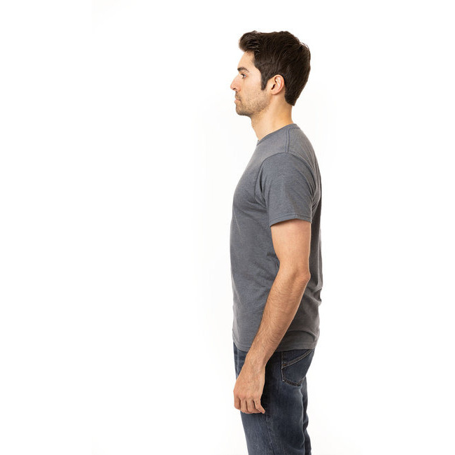 Unisex committed cVc T-Shirt - cHARcOAL HEATHER - S(D0102H7Z2P6)