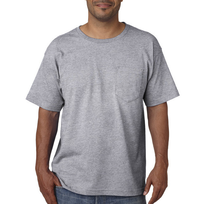 Adult Short-Sleeve T-Shirt with Pocket - BLAcK - S(D0102H7MRFP)